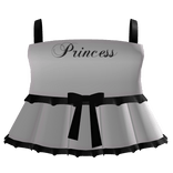 cute pink & black princess ruffled dress 