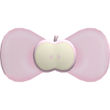cute pink apple hair clip