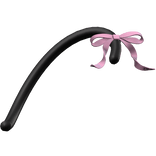 Cute Pink Bow Cat Tail (Black)