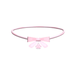 ♡ : cute pink bow paw necklace🐾