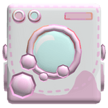 ♡ Cute Pink Bubble Washing Machine Backpack