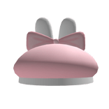 Cute Pink Bunny Beret Pink Bow