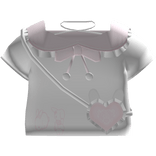 ୨୧ : cute pink bunny shirt with bag