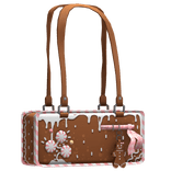 cute pink christmas gingerbread cookie bag