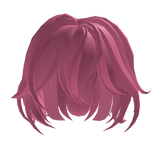 cute pink cotton candy messy anime hair y2k <3