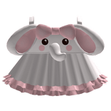 cute pink elephant dress