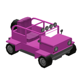 Cute Pink Jeep Cartoony 4x4 Car