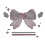♡ cute pink kawaii bow pink hair clip
