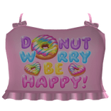 🍭cute pink kawaii tweencore donut top