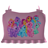 🍭cute pink kawaii tweencore pony top