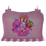 🍭cute pink kawaii tweencore shopkins top