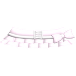 Cute Pink Laced Dolly Bow Skirt