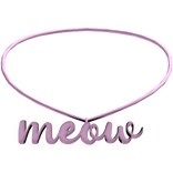 ♡ cute pink meow necklace (3.0)