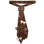 ┊♡ ꒱ cute pink neapolitian neck tie 