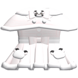 ♡ cute pink panda bear winter shawl dress