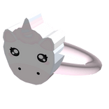 ʚ﹕cute pink pastel unicorn hairclip