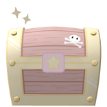 Cute pink pirate treasure chest backpack