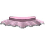 cute pink polka dot mini skirt tutu ♡