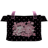 Cute pink polka shirt with a kitten print