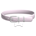 ♡ : cute pink puppy collar w/ bone charm 𐂯
