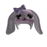 Cute Pink Purple Bunny Rabbit Hat