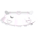 Cute Pink Ruffled Angelic Kitty Skirt