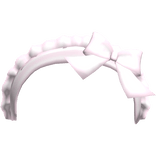 Cute Pink Ruffled Bow Headdress