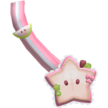 Cute Pink Ruffled Igari Apple Star Bag