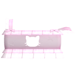 ♡ : cute pink ruffled kitty top