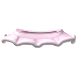 cute pink ruffled mini skirt