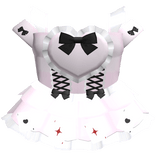 Cute Pink  Ruffled Wonderland Card Dress