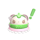 ♡ cute pink strawberry bear bucket hat