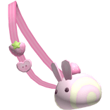 Cute Pink Strawberry Bunny Cake Roll Bag