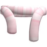 Cute Pink Striped Winter Scarf 1.0