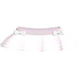 ♡ : cute pink + white striped school skirt