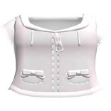 Cute Pink Winter Jacket with Bow Pockets
