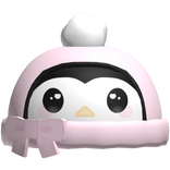 ♡ cute pink winter penguin beanie