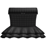 cute plaid babydoll dress in black