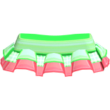 Cute Plaid Christmas Skirt in Green and Red 3.0