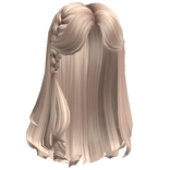 Cute Platnium Braided Girl Hair