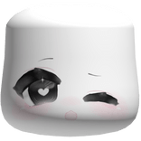 Cute Playful Winking Cutie Anime Chibi Face Mask