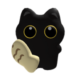 Cute Pocket Plushie Black Cat (Waist)