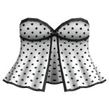 cute polka dot dress 3.0 white