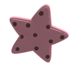 Cute polka dot star
