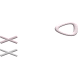 Cute Polkadots Clips in Pink and white