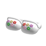 🍀Cute Preppy Charm White Clogs