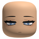 Cute Pretty Face With Blue Eyes - Light