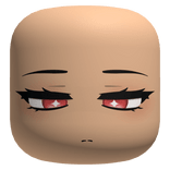 Cute Pretty Face With Red Eyes - Light