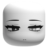 Cute Pretty Monochrome Face With Bicolored Eyes