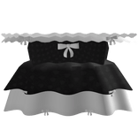 ♡ ꒰ cute puffy flowy doll dress with lace in black